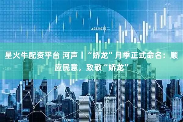 星火牛配资平台 河声丨“娇龙”月季正式命名：顺应民意，致敬“娇龙”