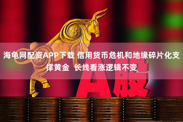 海龟网配资APP下载 信用货币危机和地缘碎片化支撑黄金  长线看涨逻辑不变
