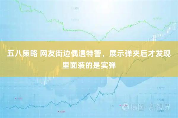 五八策略 网友街边偶遇特警，展示弹夹后才发现里面装的是实弹